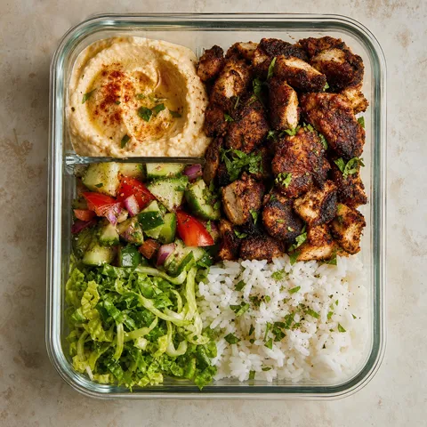 Chicken Shawarma Bowls — Meal Prep recipe