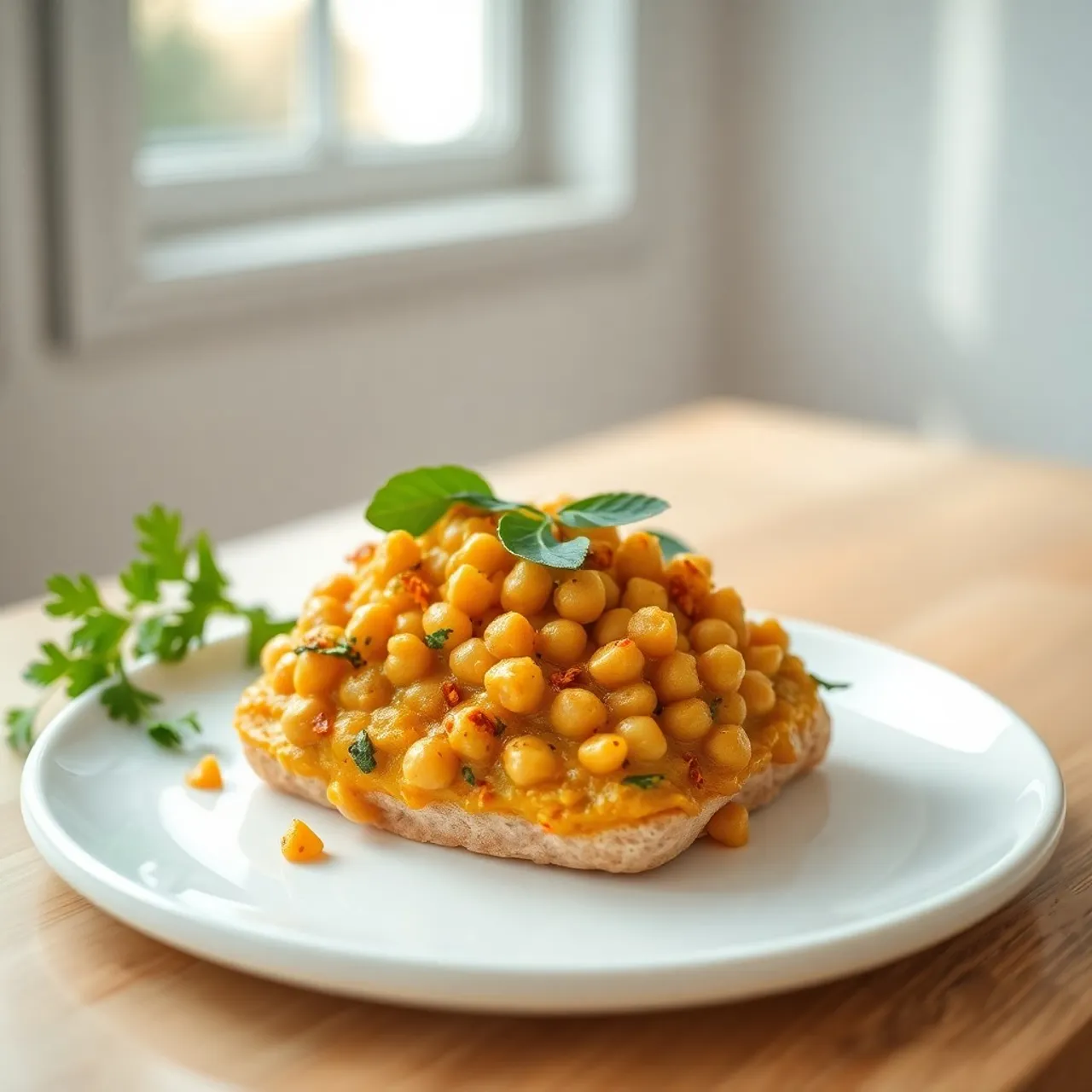 Chickpea Mash Sandwich — Pantry & Instant recipe