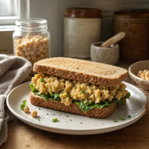 Chickpea Mash Sandwich — Pantry & Instant recipe