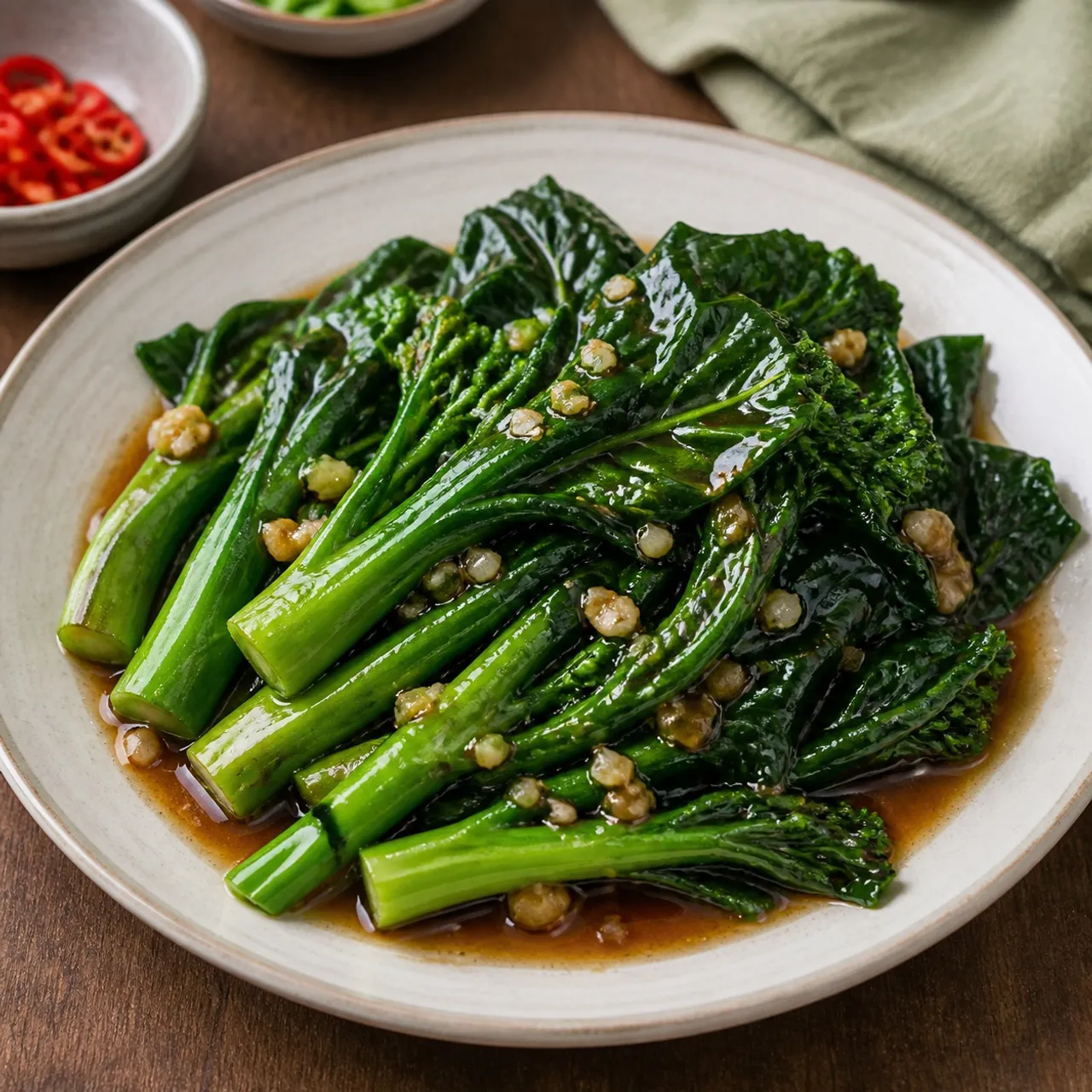 Chinese Broccoli with Oyster Sauce — Chinese recipe