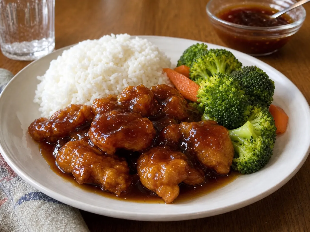 Chinese Plum Sauce — served