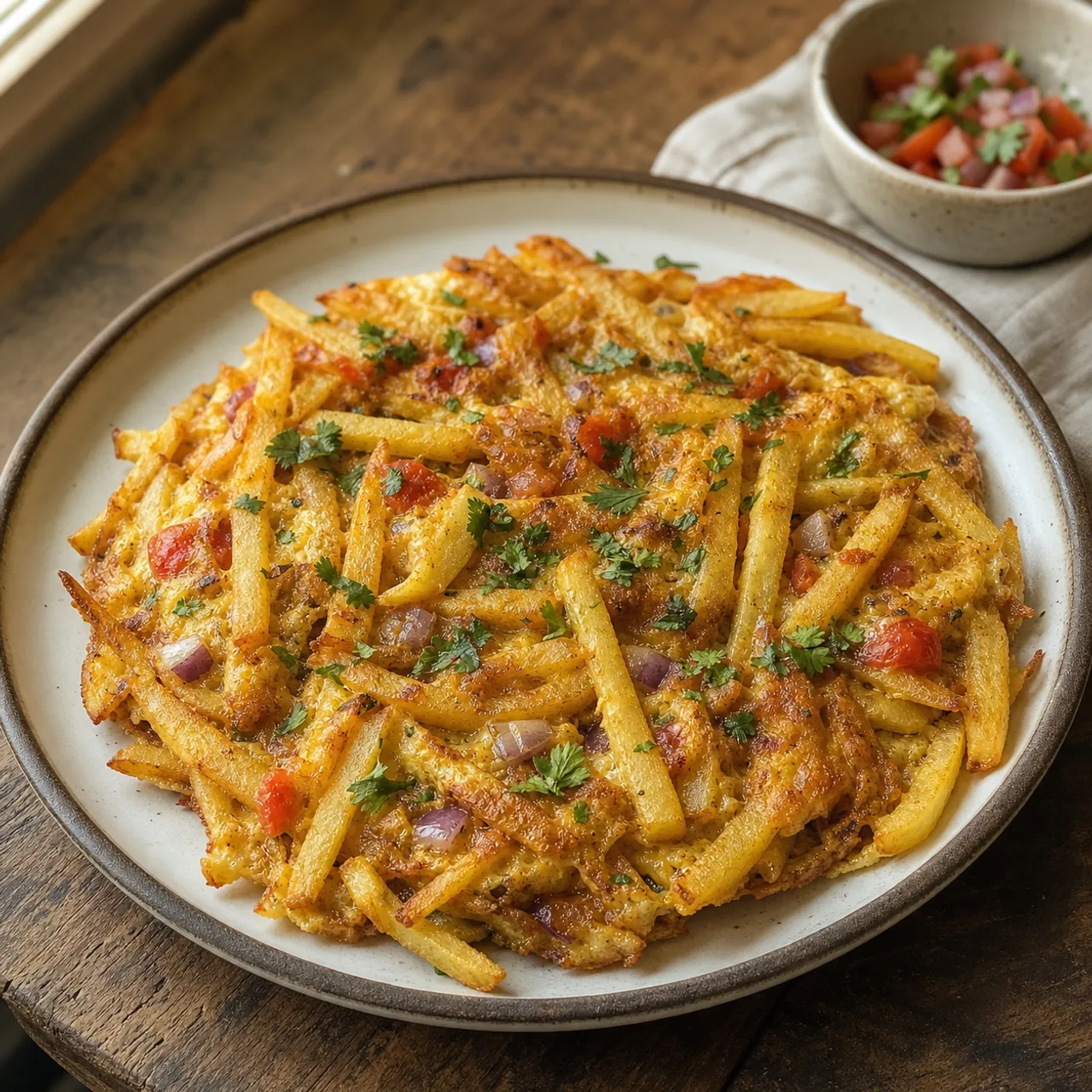 Chips Mayai — East African recipe