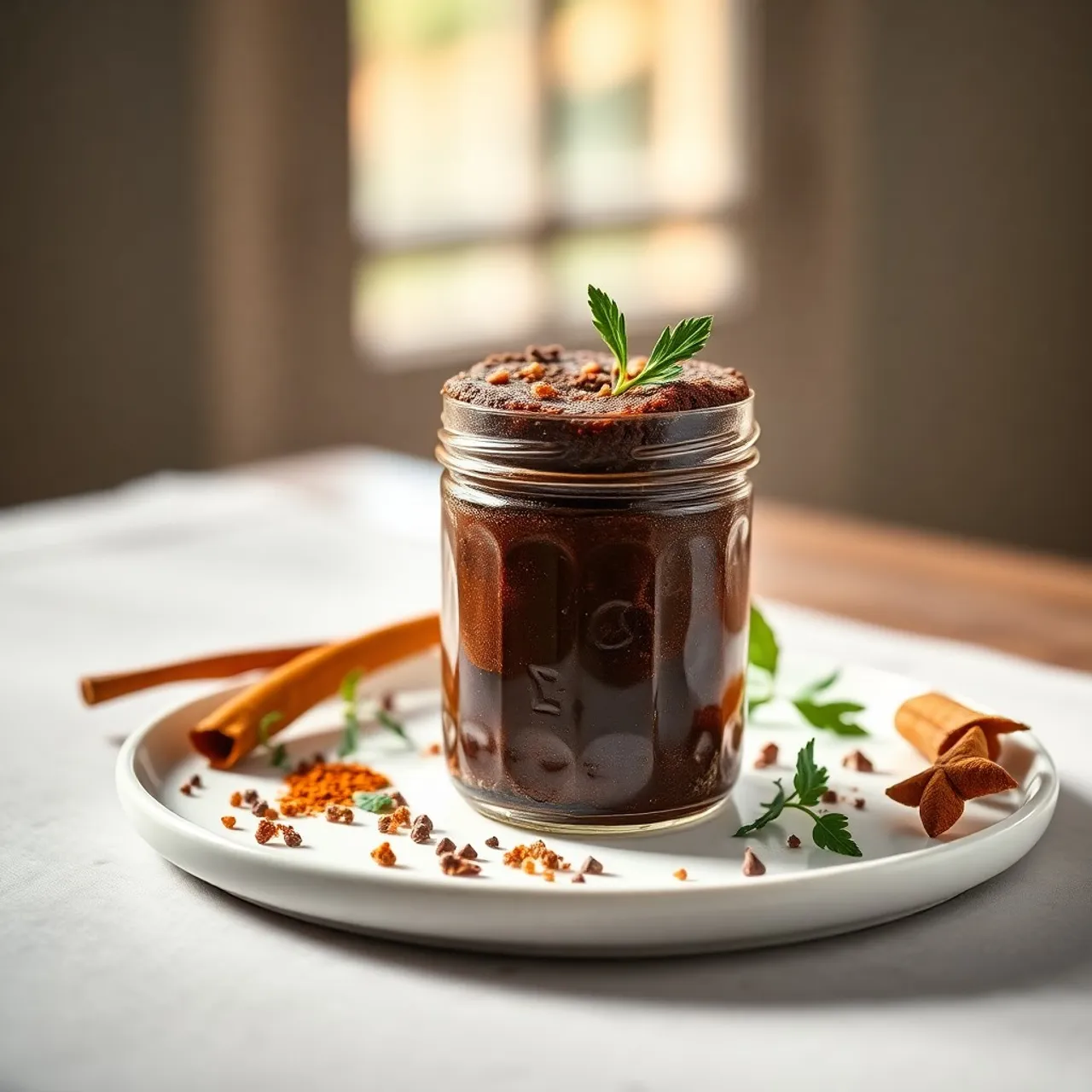 Chocolate Brownies in a Jar — Desserts recipe