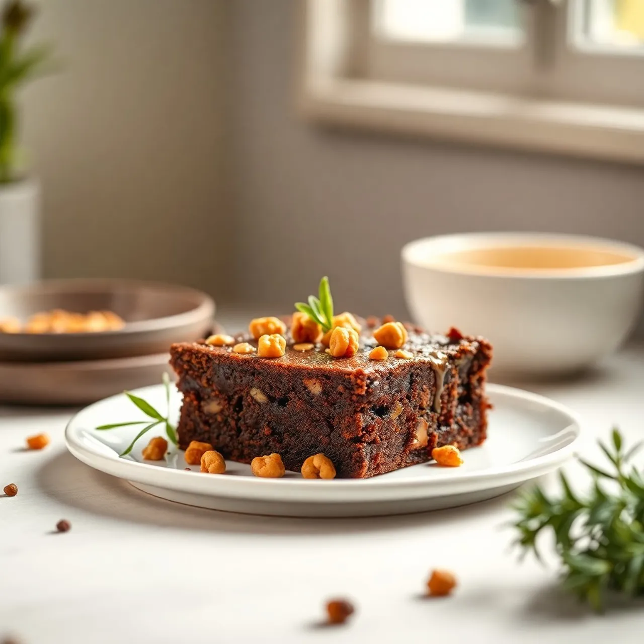Chocolate Chunk and Walnut Brownies — Desserts recipe