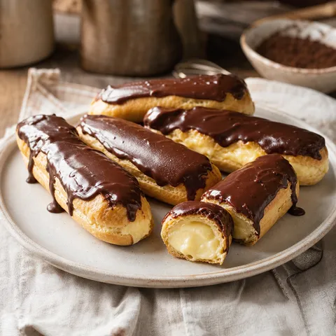Chocolate Eclairs — Bakery recipe