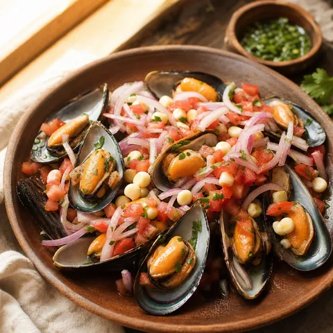 Choritos a la Chalaca — South American recipe