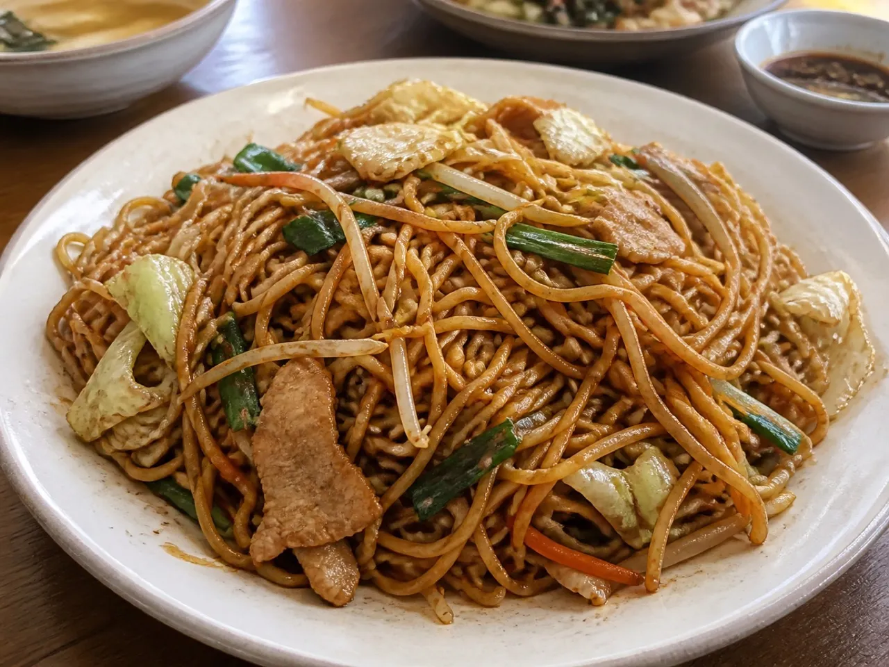 Chow Mein — served