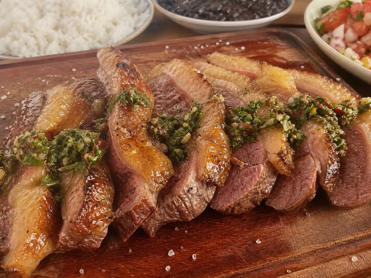 Churrasco — served
