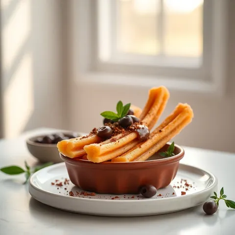 Churros con Chocolate