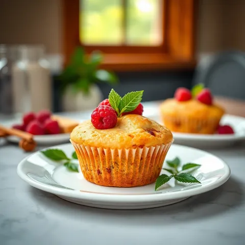 Cinnamon Raspberry Muffins