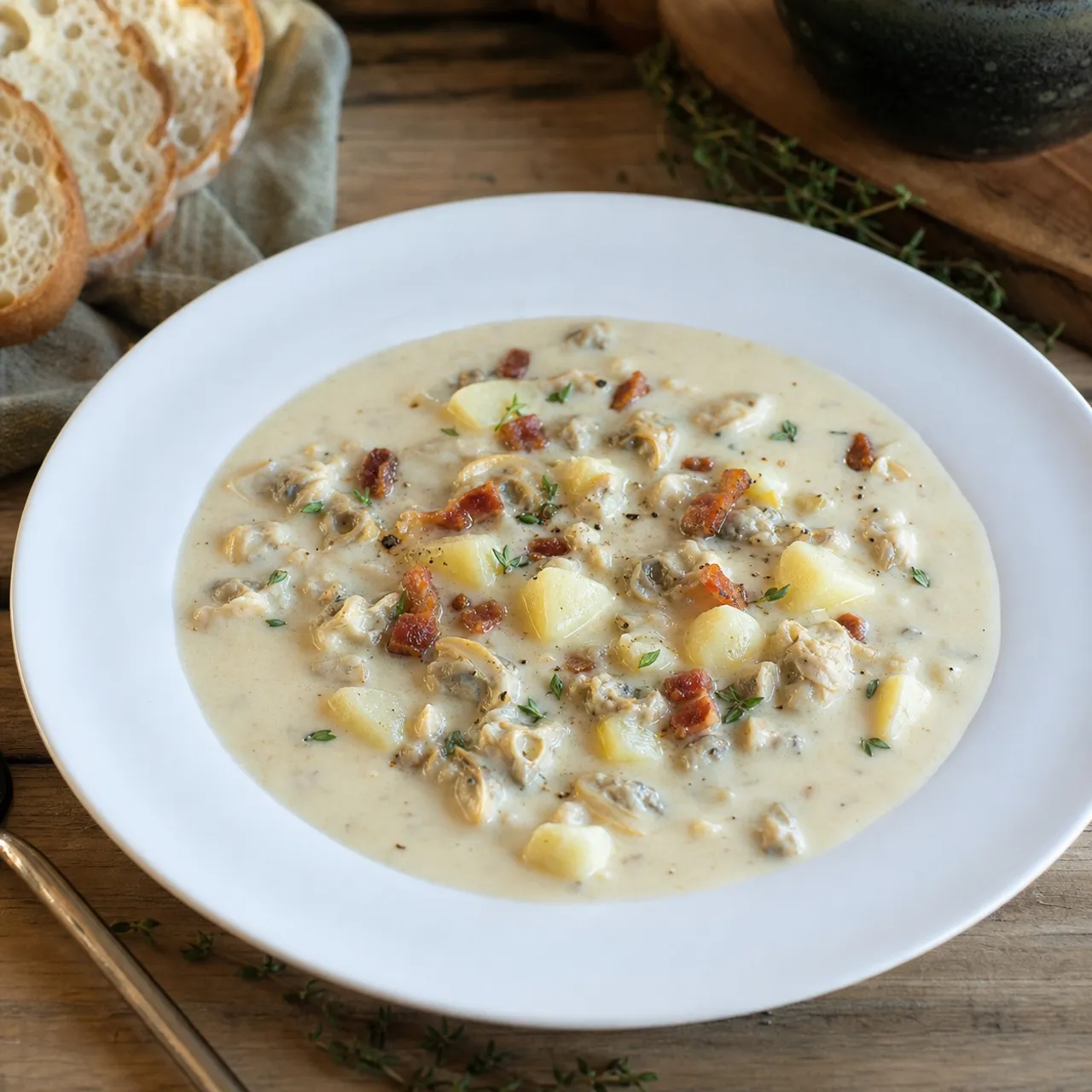 Clam Chowder — North American recipe