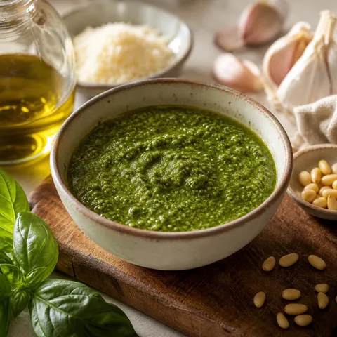 Classic Basil Pesto — Sauces & Dressings recipe