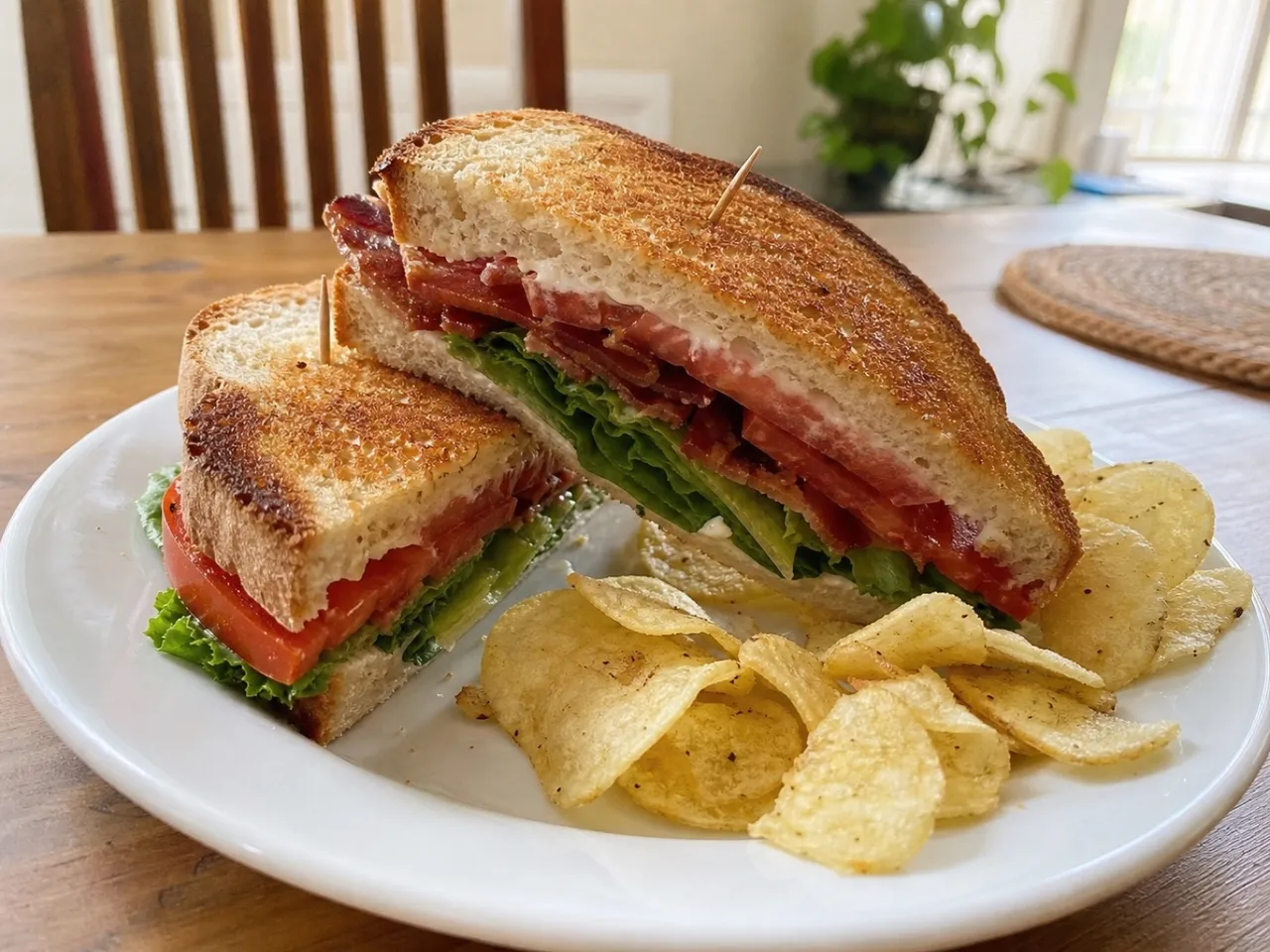 Classic BLT — served