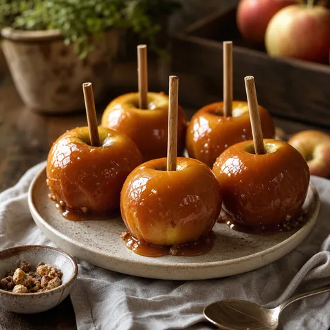 Classic Caramel Apples — Desserts recipe