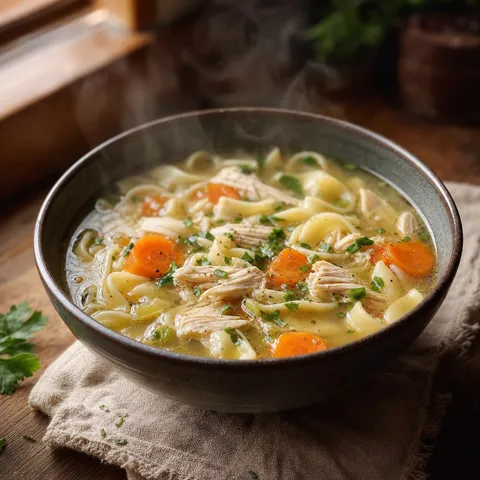 Classic Chicken Noodle Soup — Soups & Stews recipe
