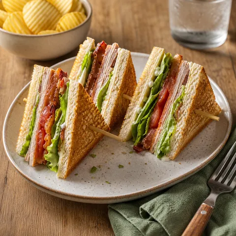 Classic Club Sandwich — Lunch & Snacks recipe
