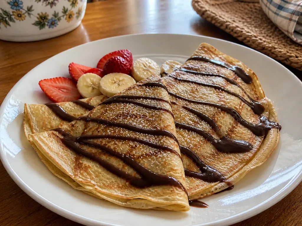 Classic Crepes — plated and served