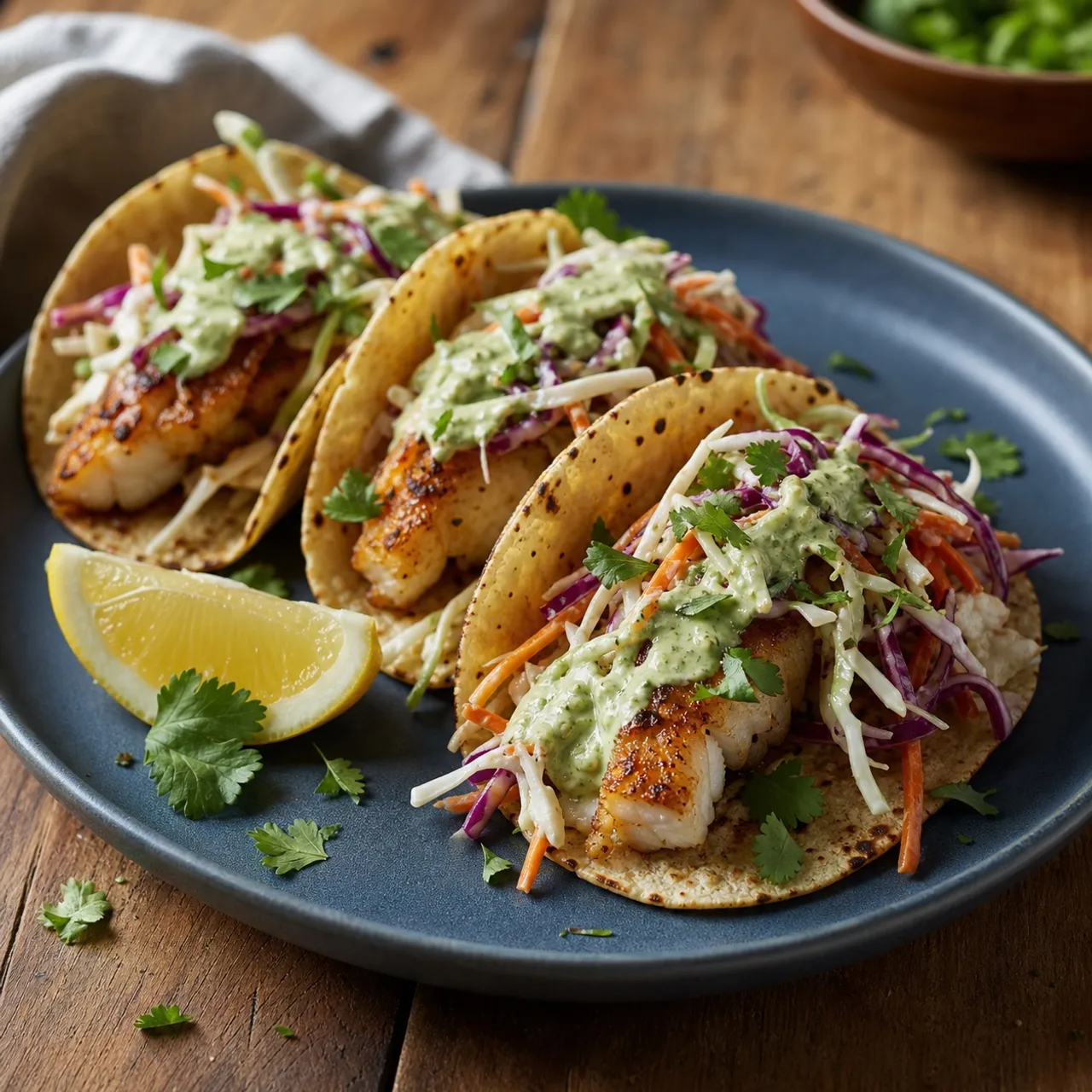 Classic Fish Tacos with Cabbage Slaw — Seafood recipe