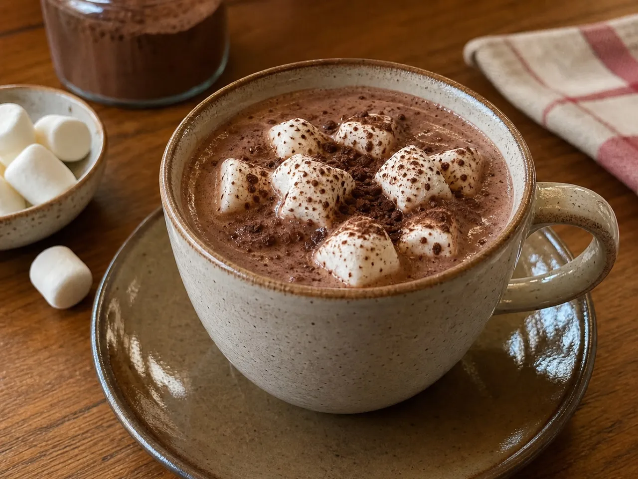 Classic Hot Chocolate — served