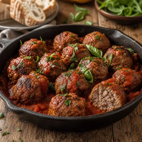 Classic Italian Meatballs — Meat & Pork recipe