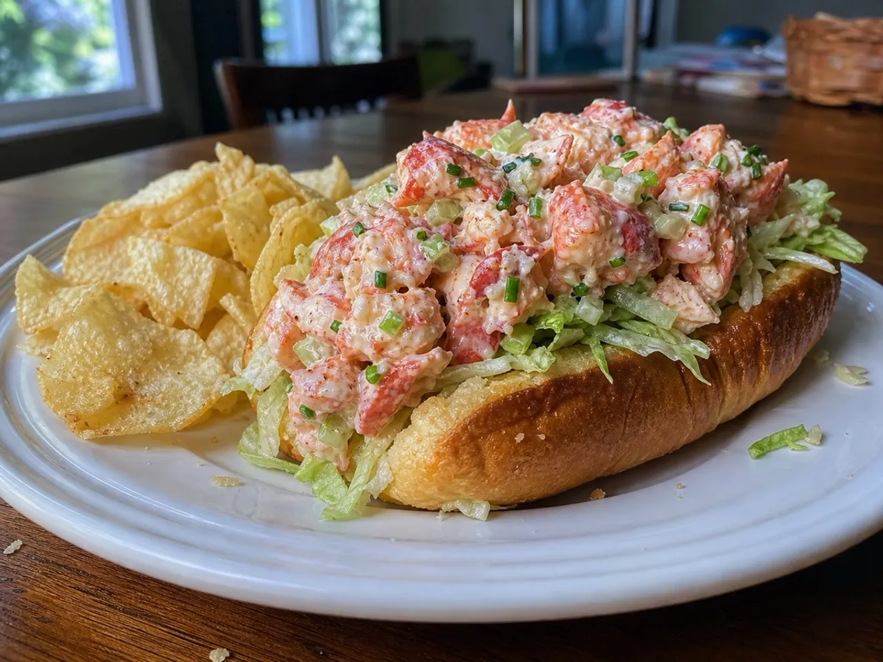 Classic Lobster Roll — served