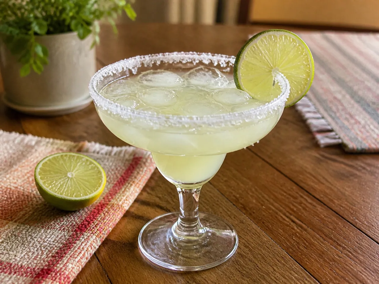 Classic Margarita — served