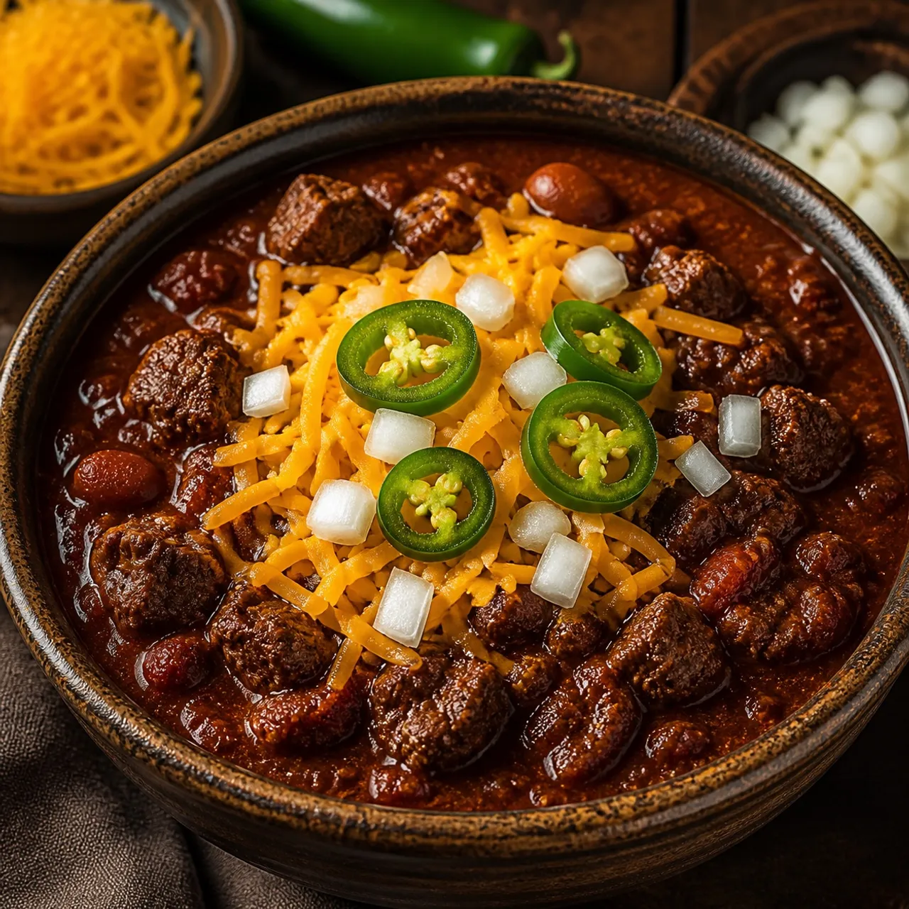Classic Texas Chili con Carne — Tex Mex recipe