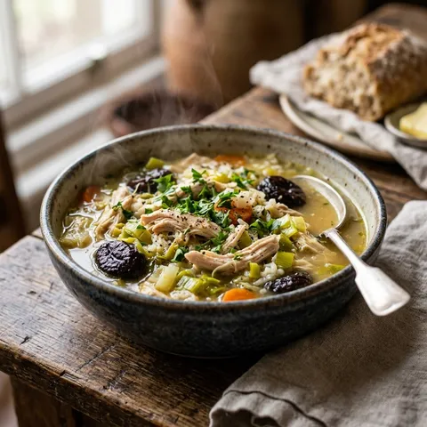 Cock-a-Leekie Soup — British & Irish recipe
