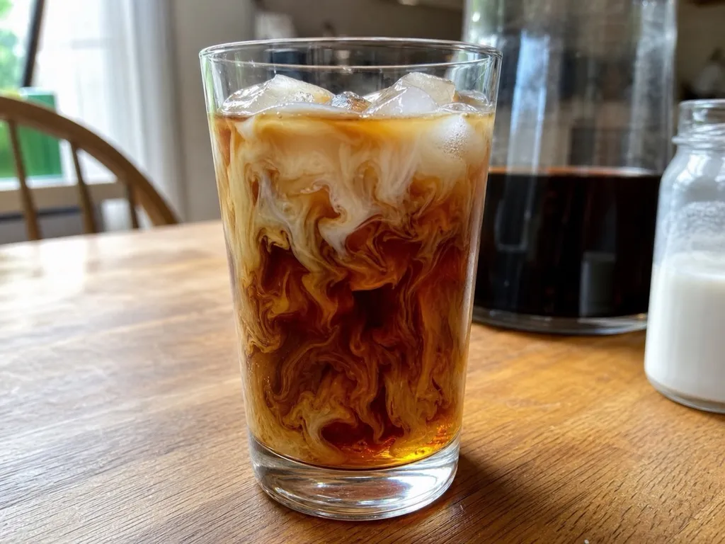 Cold Brew Coffee — plated and served