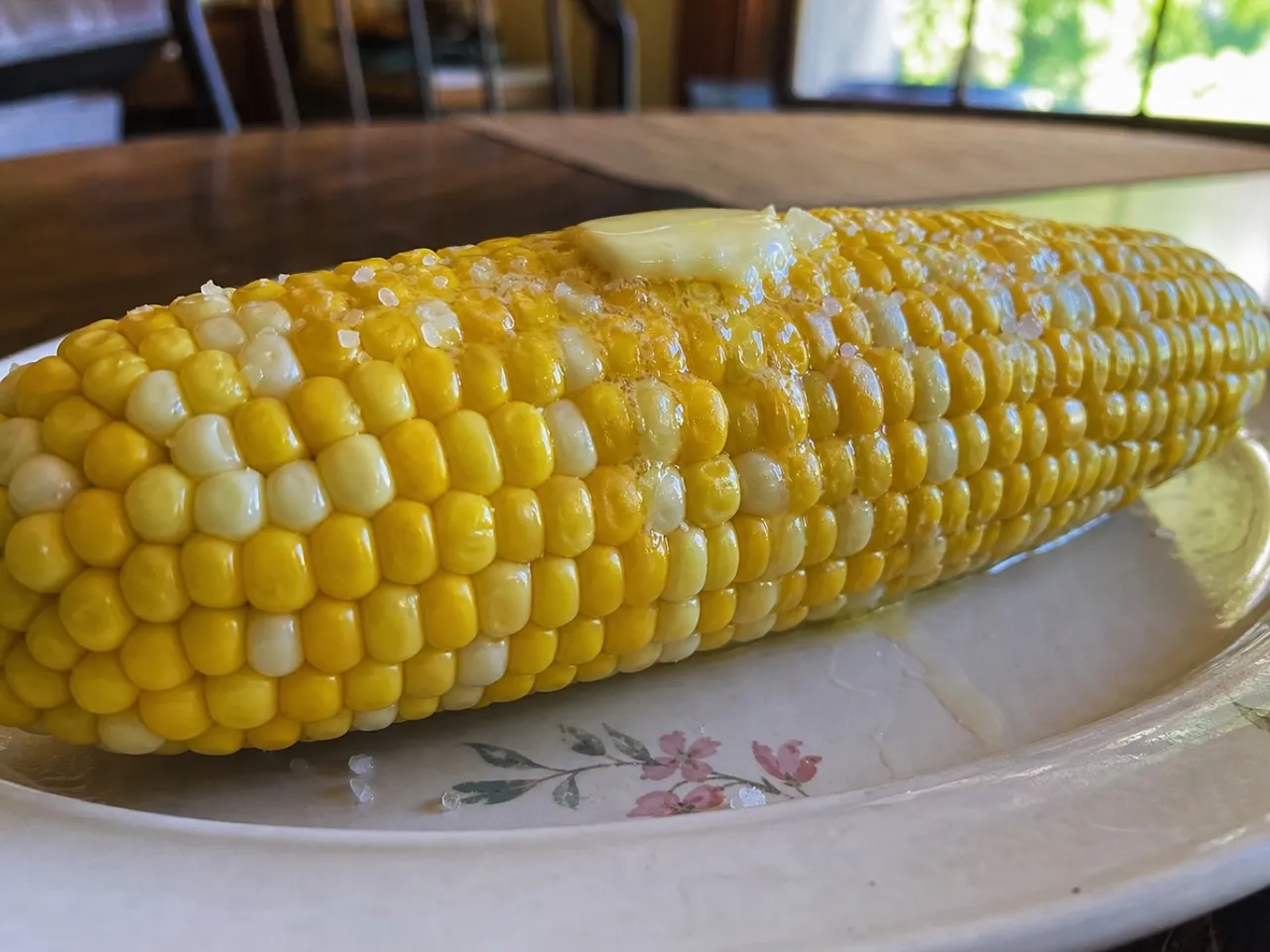 Corn on the Cob — served