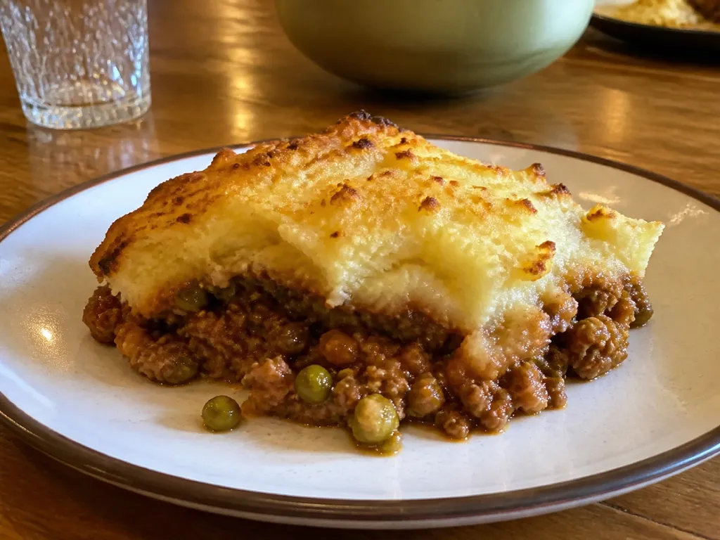 Cottage Pie — plated and served