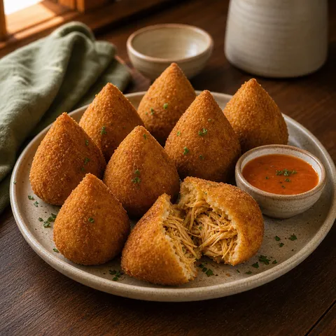 Coxinhas (Chicken Croquettes) — Brazilian recipe