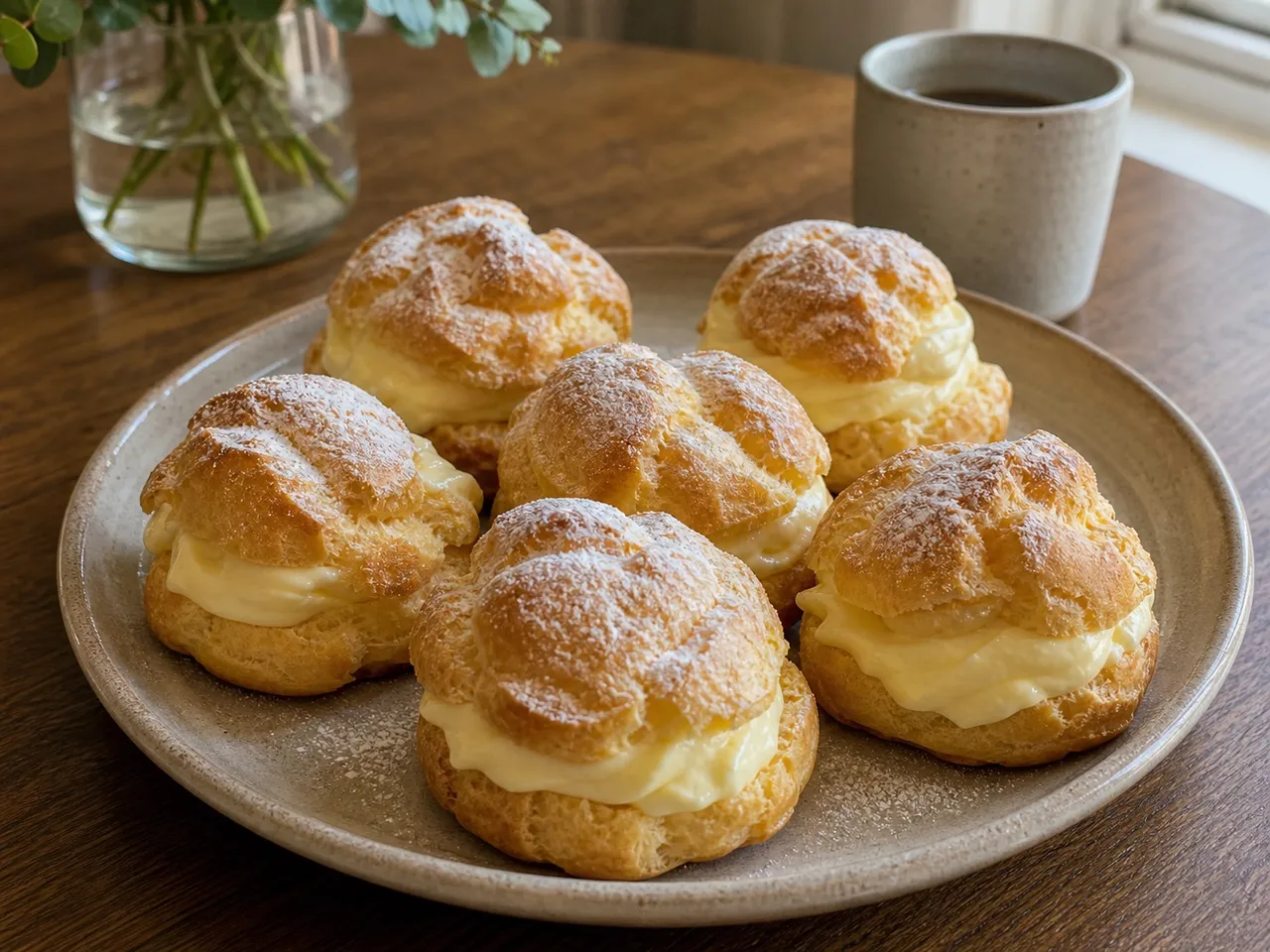 Cream Puffs — served