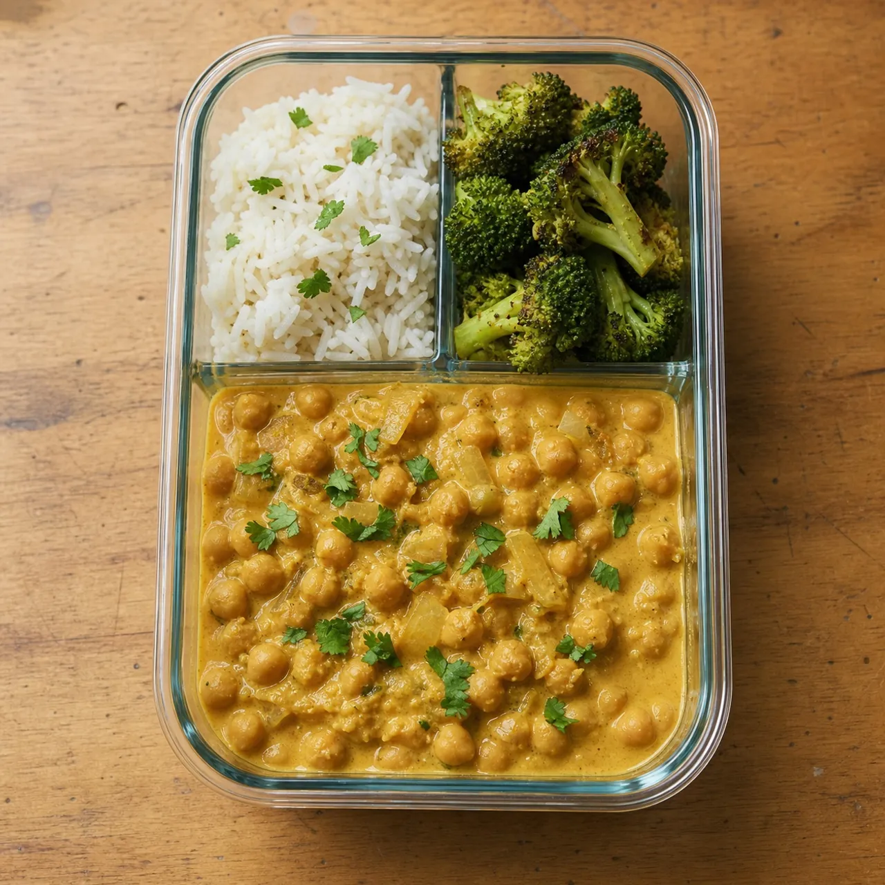 Creamy Coconut Chickpea Curry — Meal Prep recipe