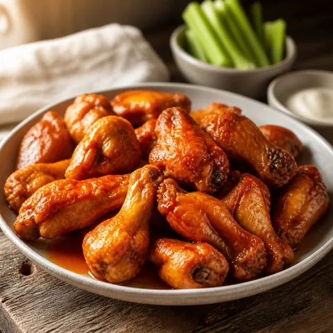 Crispy Buffalo Chicken Wings — Chicken & Poultry recipe