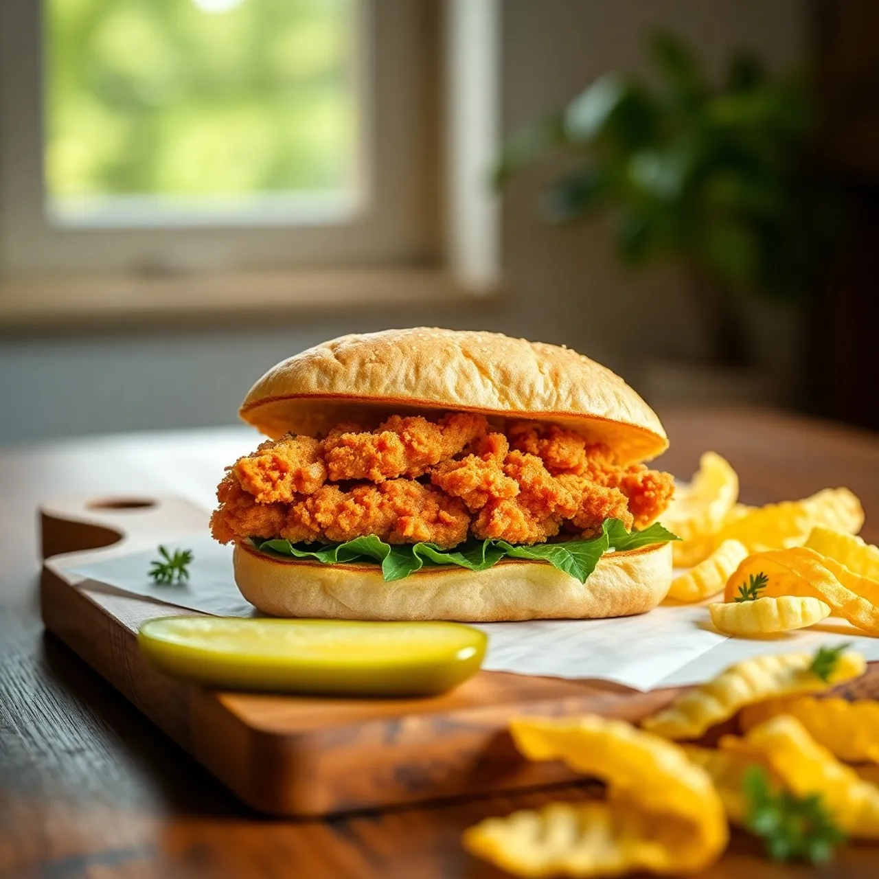 Crispy Chicken Sandwich — Sandwiches recipe