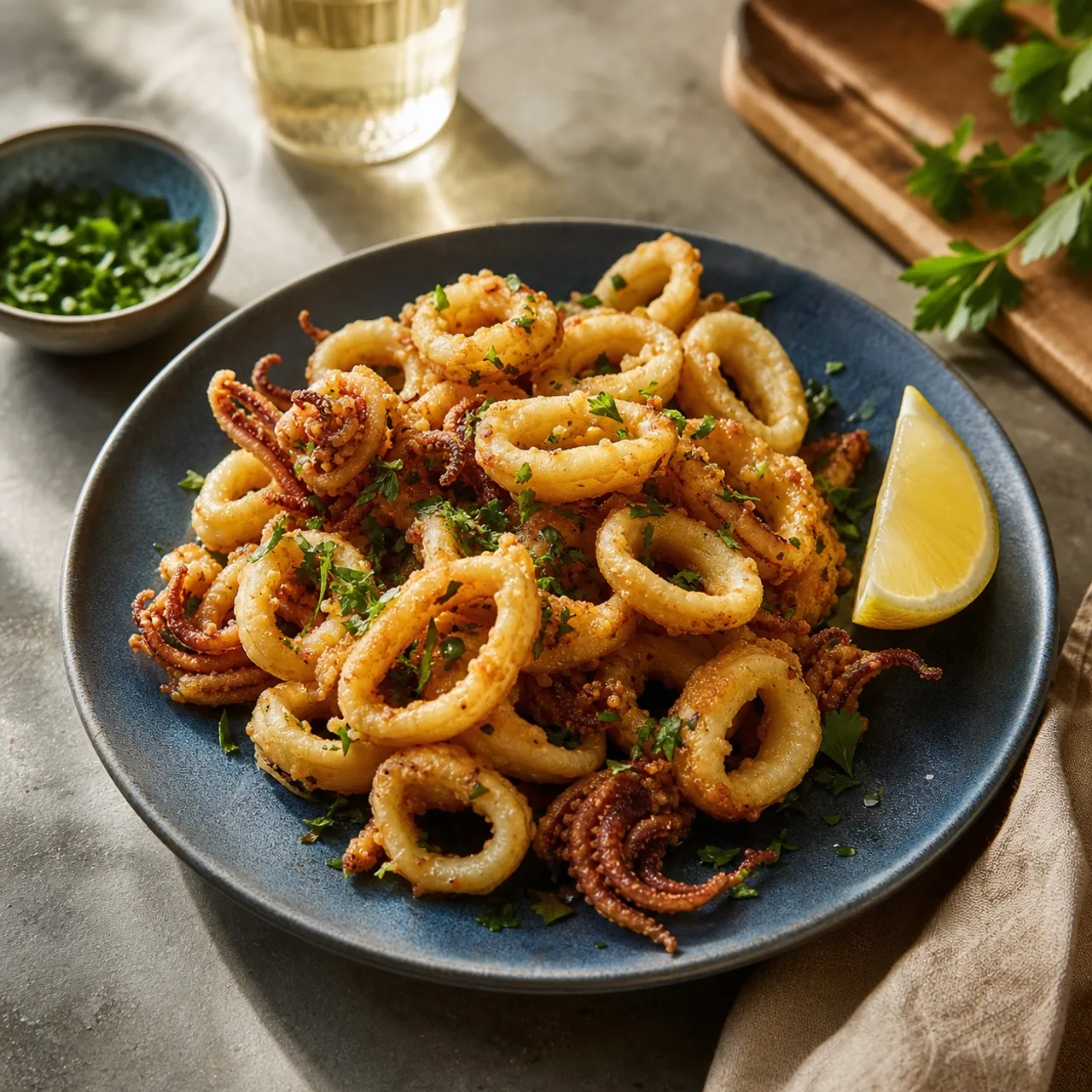 Crispy Fried Calamari — Seafood recipe