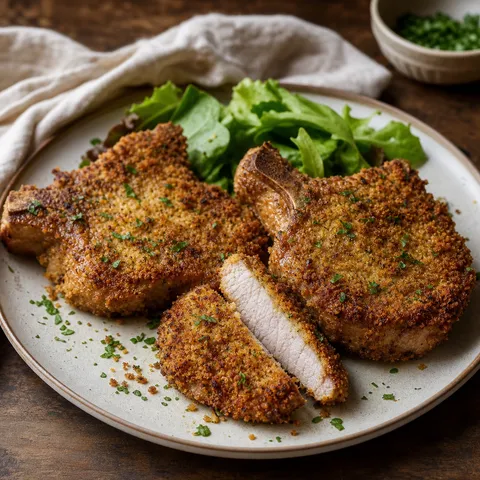 Crispy Oven-Baked Pork Chops — Meat & Pork recipe
