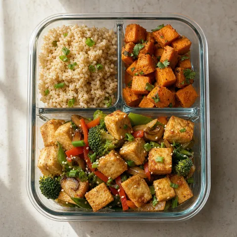 Crispy Tofu and Vegetable Stir-Fry — Meal Prep recipe