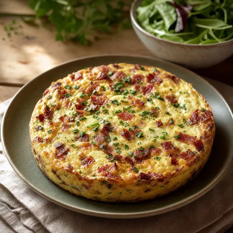 Crustless Quiche Lorraine — Keto recipe