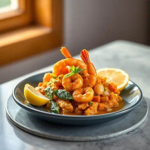 Curried Peanut Shrimp