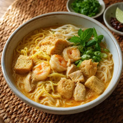 Curry Laksa — Indonesian & Malaysian recipe