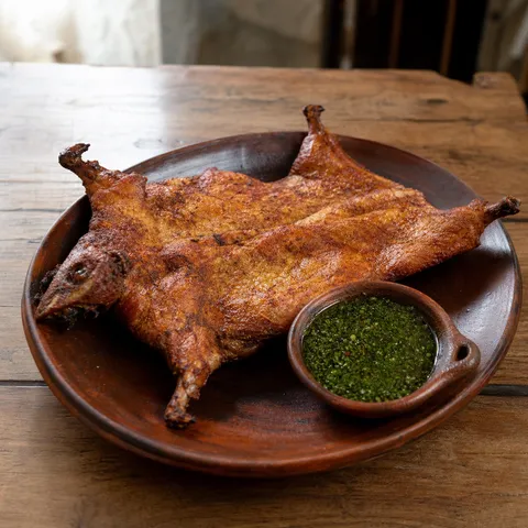 Cuy Chactado — South American recipe