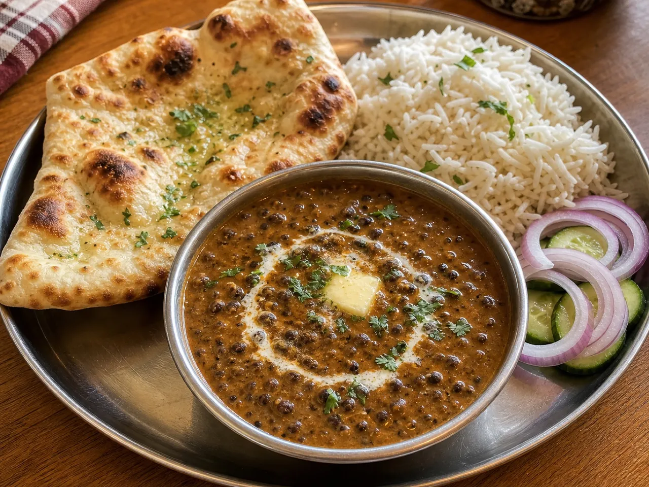 Dal Makhani — served