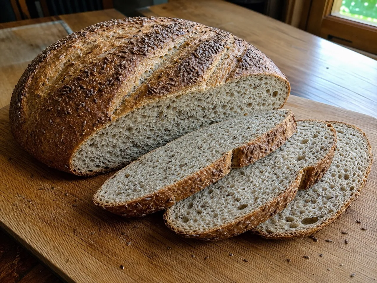 Deli-Style Rye Bread — served