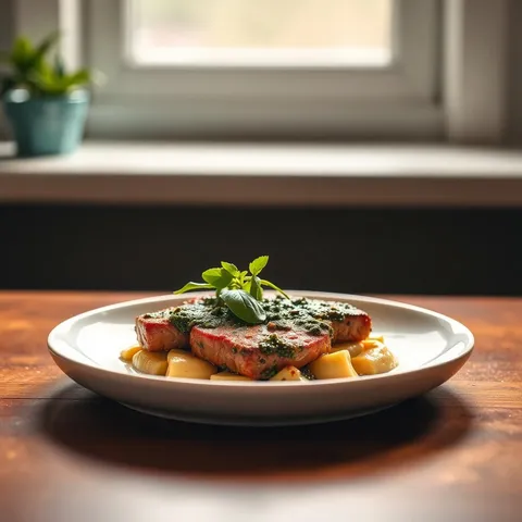 Dijon Pesto Steak