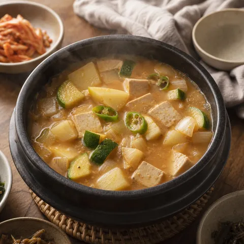 Doenjang Jjigae (Soybean Paste Stew) — Korean recipe