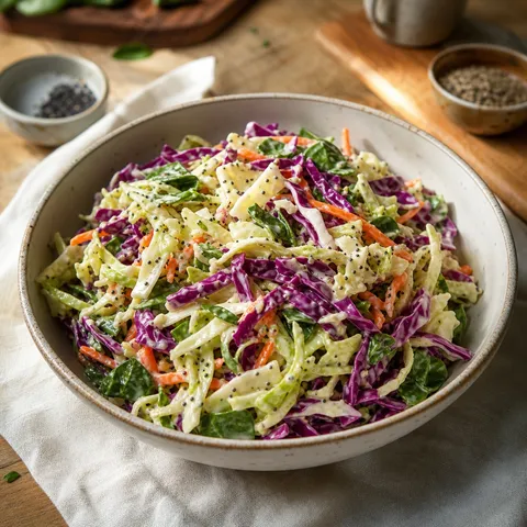 Double Cabbage Salad — Vegetables & Sides recipe
