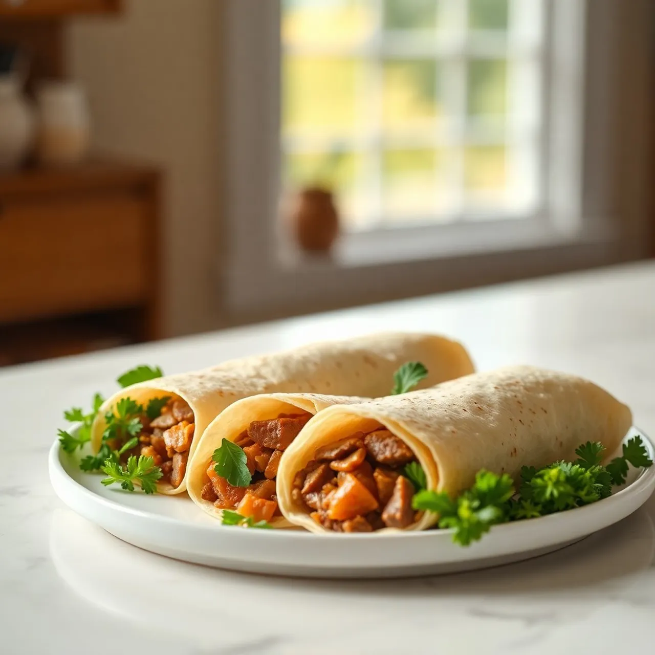 East-West Flank Steak Wraps — Lunch & Snacks recipe
