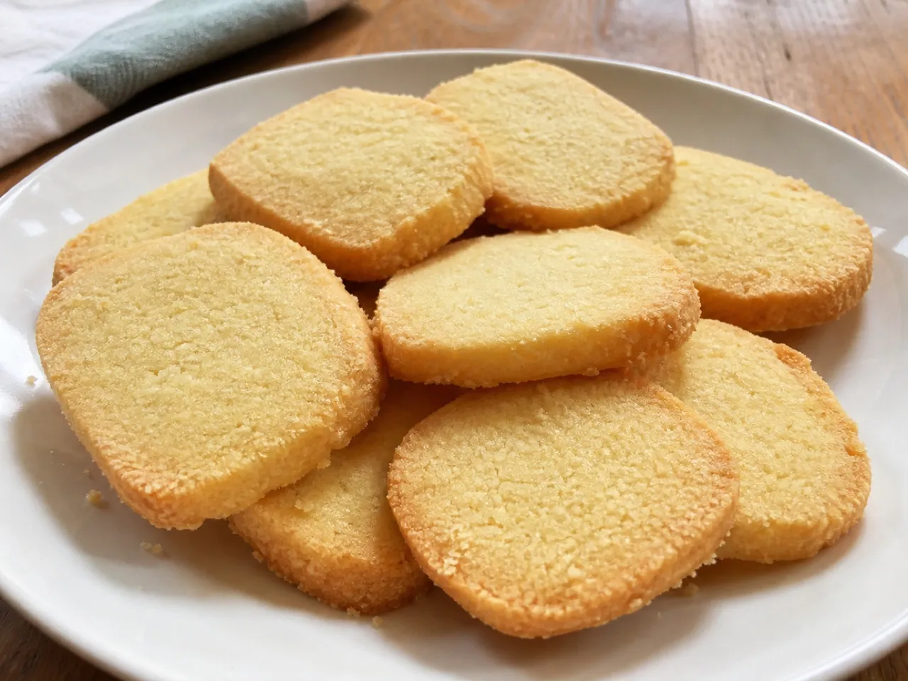 Easy Refrigerator Lemon Cookies — served